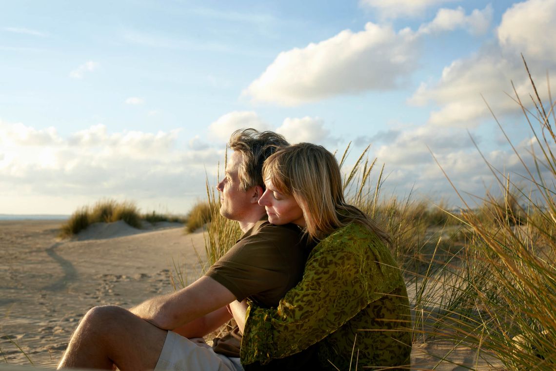 couple on the beach